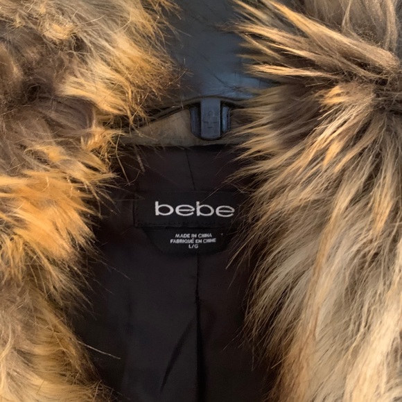 bebe Fur Coat - Picture 3 of 3